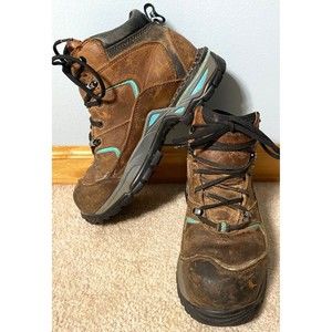 Red Wing Steel Toe ASTM F2413-11 Hiking Ankle Work Boots Womens 7D Vibram Soles